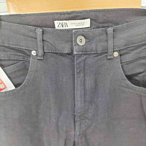 ザラ ZARA ストレッチブラックスキニーパンツ メンズ EUR42