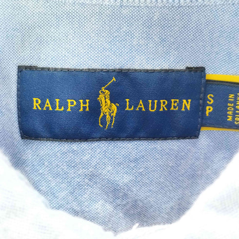 ラルフローレン RALPH LAUREN ポニー刺繍 S/Sボタンダウンシャツ レディース import:S