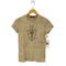 ラルフローレン RALPH LAUREN 製品染め フロントプリントTシャツ レディース import:M