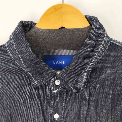 LANE シワ加工 ステッチデザイン オーバーサイズシャツ メンズ