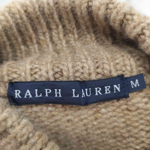 ラルフローレン RALPH LAUREN カシミヤ混 ウールドライバーズニット レディース import:M