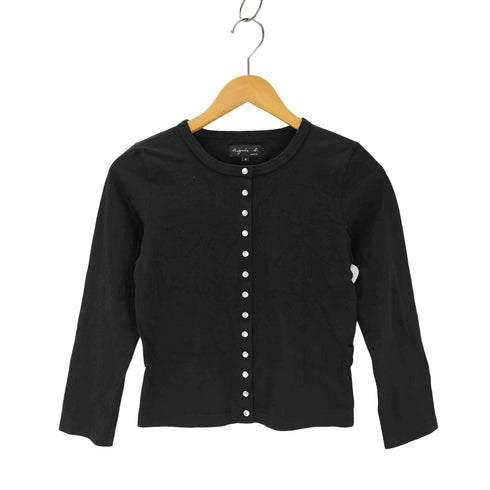 アニエスベー agnes b. PARIS プレッションカーディガン レディース