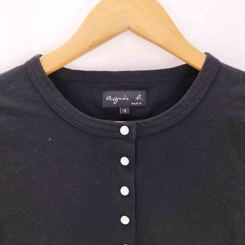 アニエスベー agnes b. PARIS プレッションカーディガン レディース
