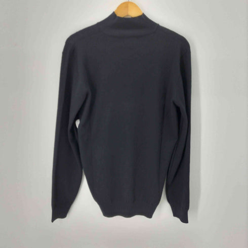 SEINSE フロントジャガードモックネックニット ブラック メンズ import:L
