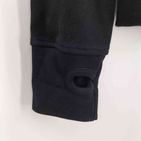 バンソン VANSON スカル刺繍 ダブルフェイスジップアップパフーディ メンズ import:M