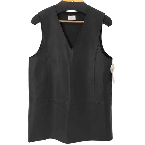 ユナイテッドアローズグリーンレーベルリラクシング UNITED ARROWS green label relaxing レザーライク ベスト レディース
