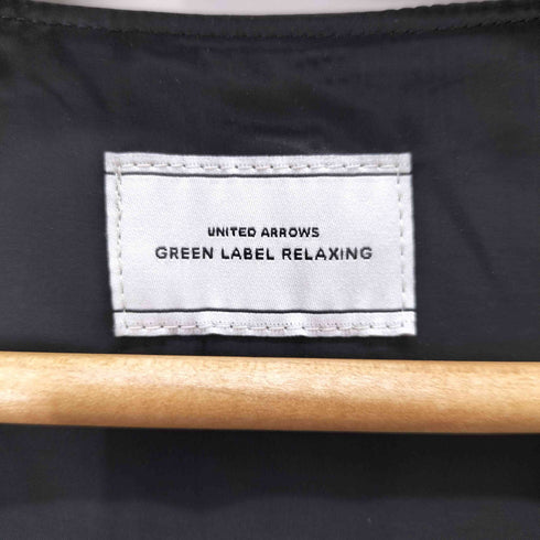 ユナイテッドアローズグリーンレーベルリラクシング UNITED ARROWS green label relaxing レザーライク ベスト レディース