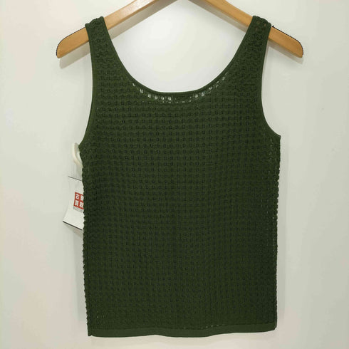 スティーブンアラン Steven Alan ジグザグアイレット ニットタンクトップ レディース
