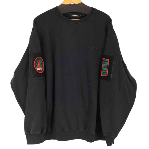 エクストララージ XLARGE MILITARY CREW NECK SWEAT メンズ JPN:XL