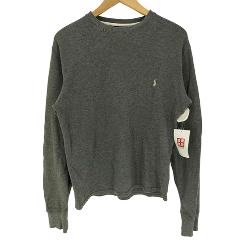ポロラルフローレン POLO RALPH LAUREN ポニー 刺繍 コットン サーマル L/S Tシャツ メンズ import:S