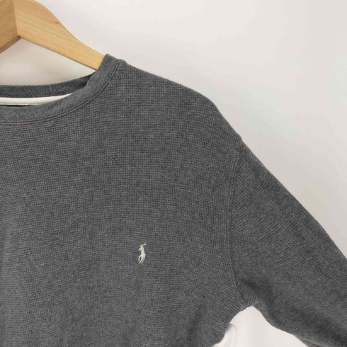 ポロラルフローレン POLO RALPH LAUREN ポニー 刺繍 コットン サーマル L/S Tシャツ メンズ import:S