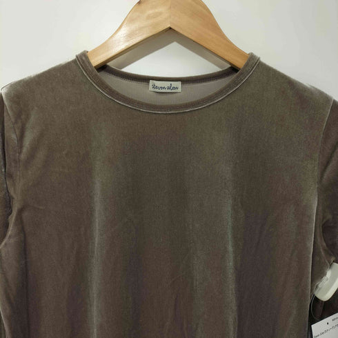 スティーブンアラン Steven Alan VELOR LONG SLEEVE PULLOVE レディース FREE