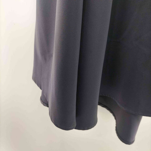 ノーアイディーブラック NO ID.BLACK アシンメトリーギャザーロングシャツ メンズ ONE SIZE