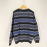 チャップスラルフローレン CHAPS RALPH LAUREN USA製 90s フェアアイル柄クルーネックニット メンズ JPN:L