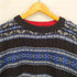 チャップスラルフローレン CHAPS RALPH LAUREN USA製 90s フェアアイル柄クルーネックニット メンズ JPN:L