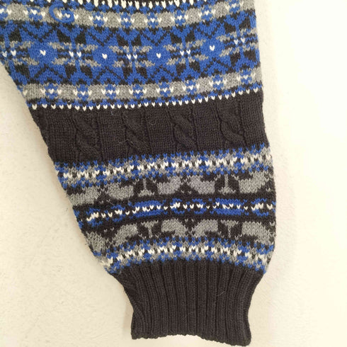 チャップスラルフローレン CHAPS RALPH LAUREN USA製 90s フェアアイル柄クルーネックニット メンズ JPN:L