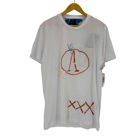 ロストインアルビオン LOST IN ALBION イタリア製 刺繍クルーネックTシャツ メンズ import:L