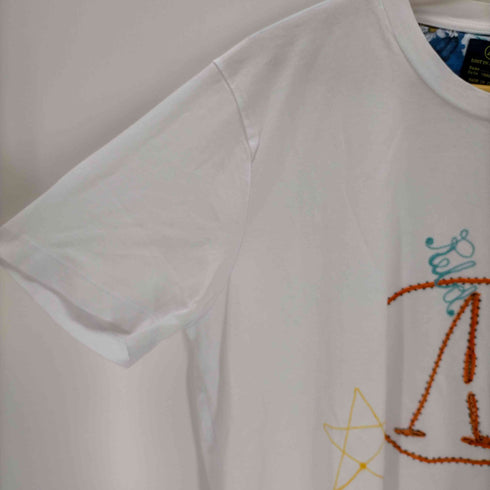 ロストインアルビオン LOST IN ALBION イタリア製 刺繍クルーネックTシャツ メンズ import:L