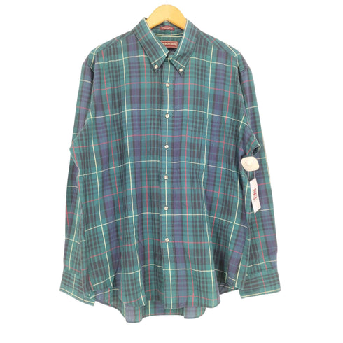 チャップスラルフローレン CHAPS RALPH LAUREN チェック柄オックスフォードシャツ メンズ JPN:XL