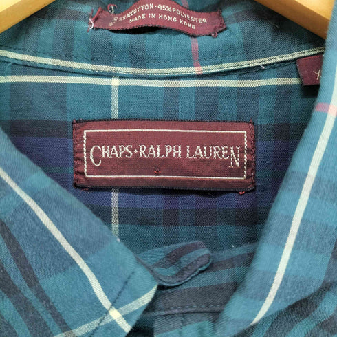 チャップスラルフローレン CHAPS RALPH LAUREN チェック柄オックスフォードシャツ メンズ JPN:XL