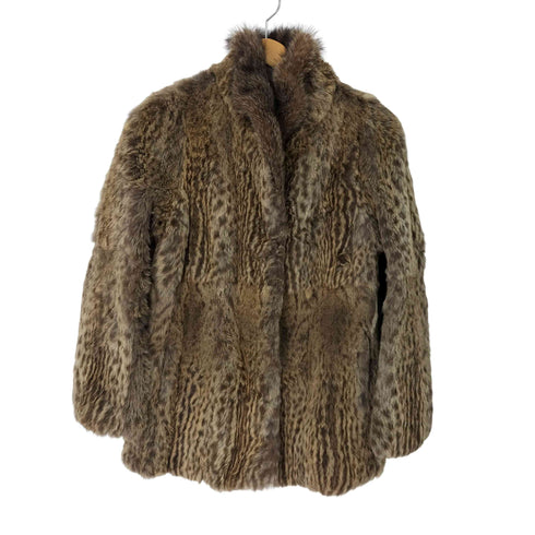 エンバ EMBA レオパード柄ファージャケット レディース