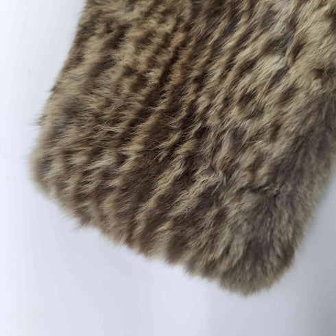 エンバ EMBA レオパード柄ファージャケット レディース