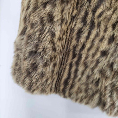 エンバ EMBA レオパード柄ファージャケット レディース