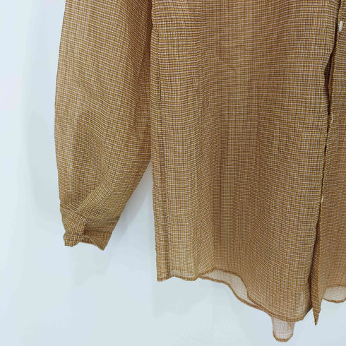 迷迭香 Bshop別注 24SS ナイロン メッシュシャツ メンズ