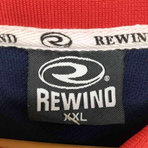 REWIND ロゴ刺繍ポロシャツ メンズ JPN:XXL