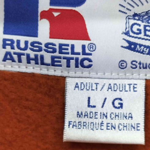 ラッセルアスレチック RUSSELL ATHLETIC GBL フロントプリントクルーネックスウェット メンズ JPN:L