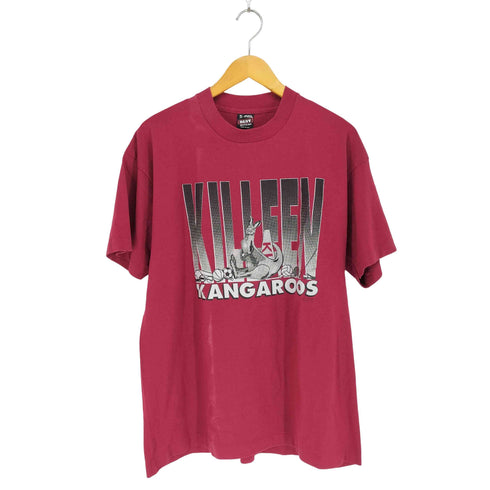 フルーツオブザルーム FRUIT OF THE LOOM 90s -USA製 フロントプリントクルーネックTシャツ メンズ JPN:XL