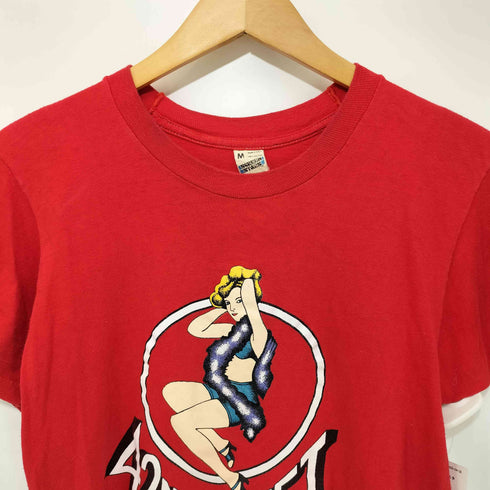 スクリーンスターズ SCREEN STARS 80S USA製 キャラクター プリント S/S クルーネックTシャツ メンズ import:M
