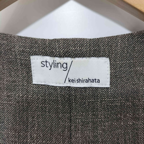 スタイリング styling レーヨン チェック ノースリーブ レディース JPN:1