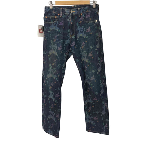 コムデギャルソンオム COMME des GARCONS HOMME 03AW ステンシルペイントストレートデニム メンズ JPN:M