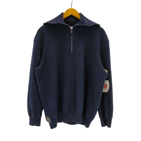 ザラ ZARA ウールハーフジップセーター メンズ import:L