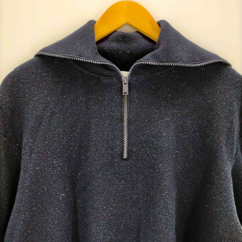 ザラ ZARA ウールハーフジップセーター メンズ import:L