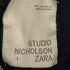 ザラ ZARA ウールハーフジップセーター メンズ import:L