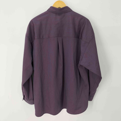メゾンスペシャル MAISON SPECIAL High Count Wool Prime-Over Shirt メンズ 1