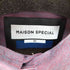 メゾンスペシャル MAISON SPECIAL High Count Wool Prime-Over Shirt メンズ 1