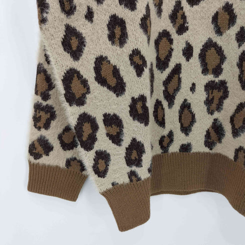 ビラボン BILLABONG 24AW レオパード シャギー ニット レディース import:M
