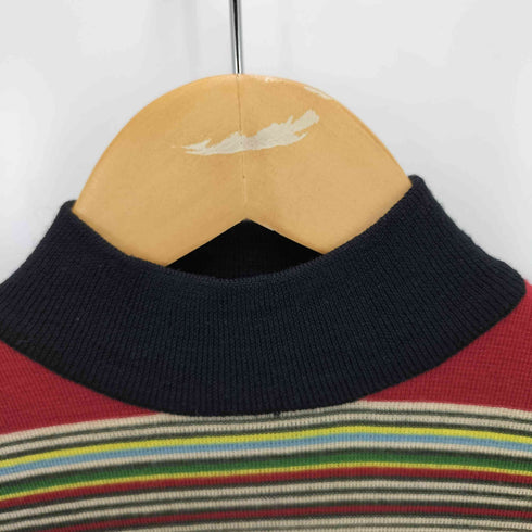 キャバン CABaN モックネック マルチボーダー S/S ニット レディース import:S