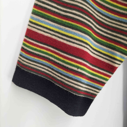 キャバン CABaN モックネック マルチボーダー S/S ニット レディース import:S