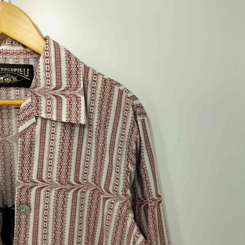 PHOTOCOPIEU 24SS 総柄 フロント リボン L/S ブラウス レディース JPN:38