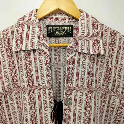PHOTOCOPIEU 24SS 総柄 フロント リボン L/S ブラウス レディース JPN:38