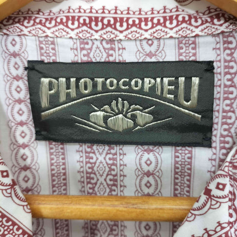 PHOTOCOPIEU 24SS 総柄 フロント リボン L/S ブラウス レディース JPN:38