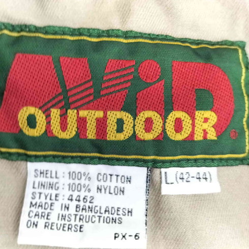 AViD OUTDOOR フィッシング ベスト メンズ import:L