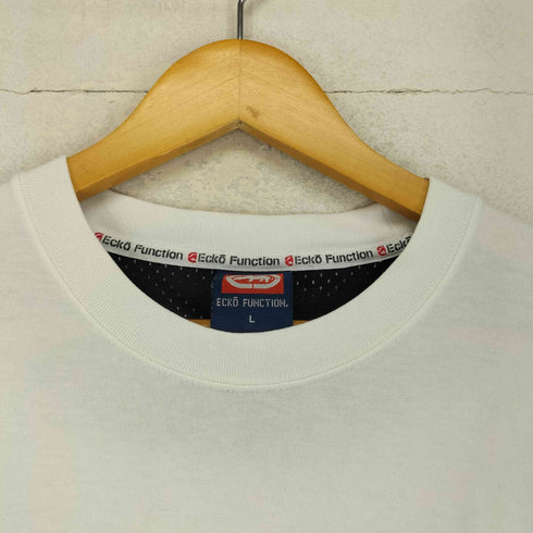 エコー ECKO フロント刺繍クルーネックTシャツ メンズ JPN:L