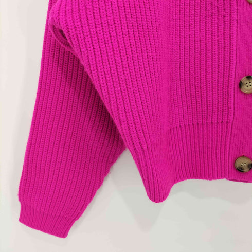 ザラ ZARA ネオン ニット カーディガン レディース import:L