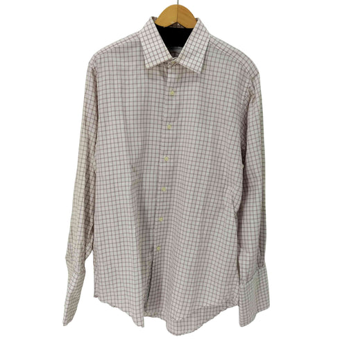 ブルックスブラザーズ BROOKS BROTHERS EST.1818 MADE IN USA コットン L/S チェックシャツ メンズ 15 1/2-33