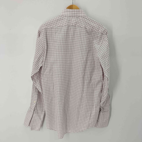 ブルックスブラザーズ BROOKS BROTHERS EST.1818 MADE IN USA コットン L/S チェックシャツ メンズ 15 1/2-33